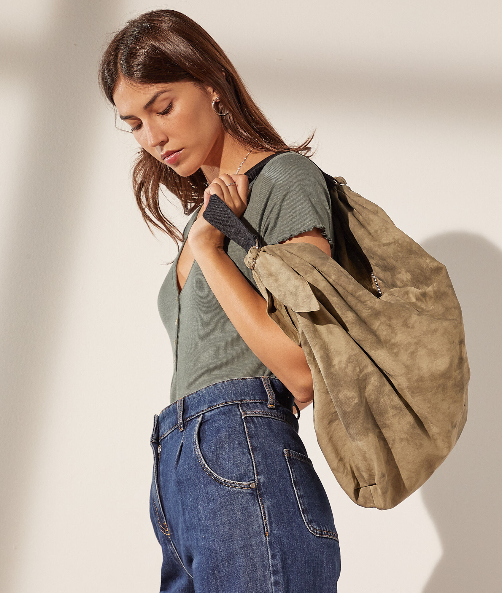 Sac besace tie and dye - Lovina - TU - Vert - Femme - Etam