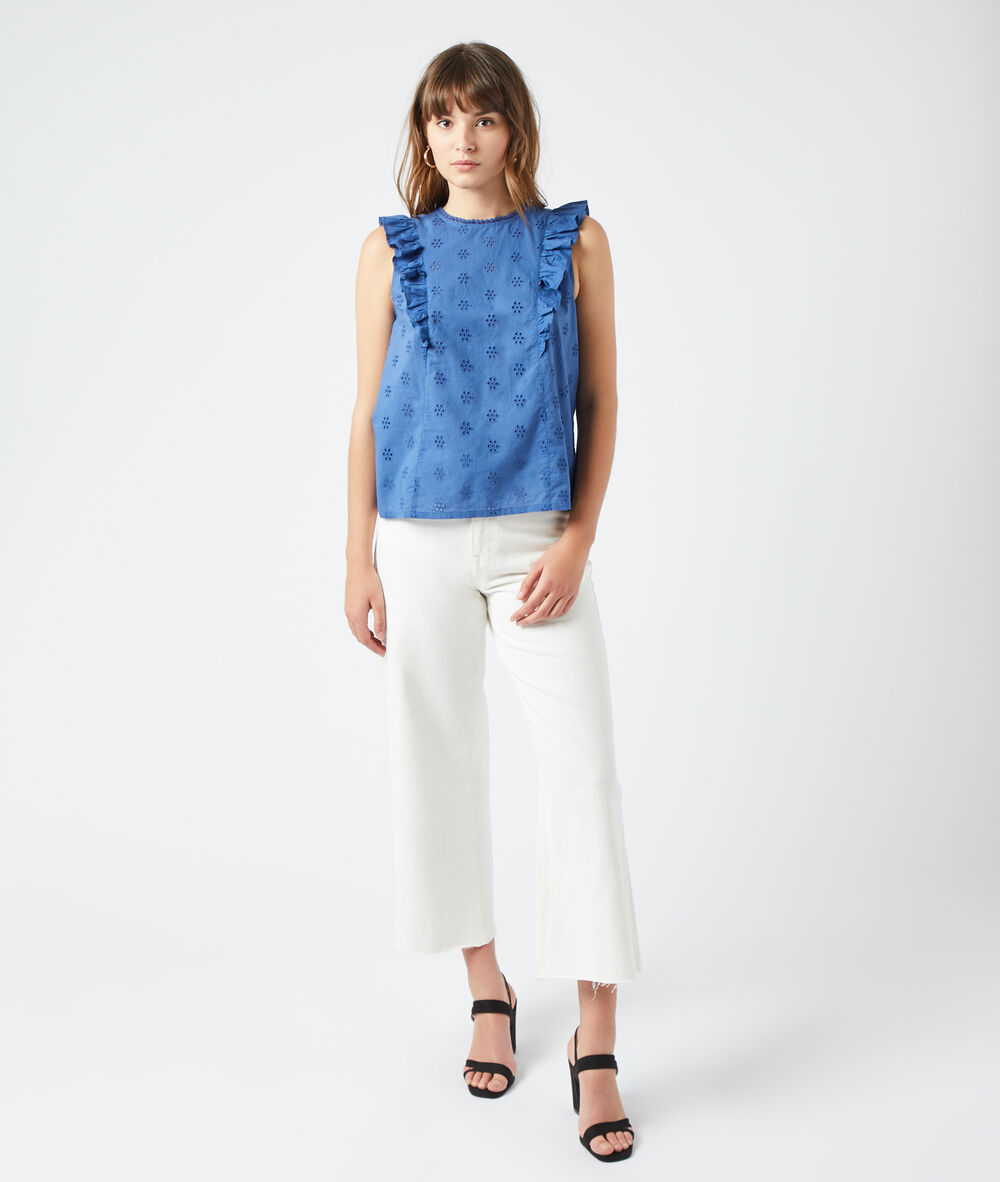 Blouse en guipure moonlight.