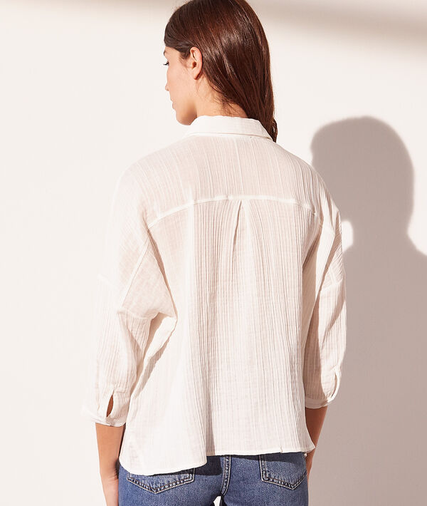 Chemisier en gaze de coton Chemisier en gaze de coton