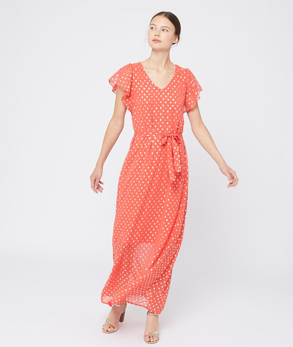 Robe à pois métallisés Robe à pois métallisés