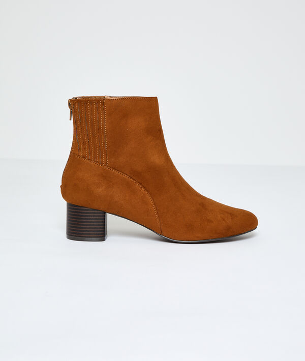 Bottines effet daim Bottines effet daim