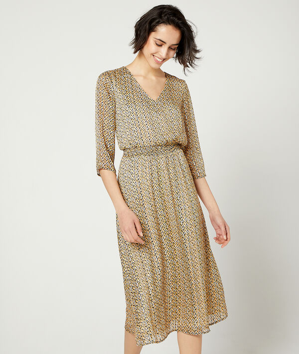 Robe longue smockée Robe longue smockée
