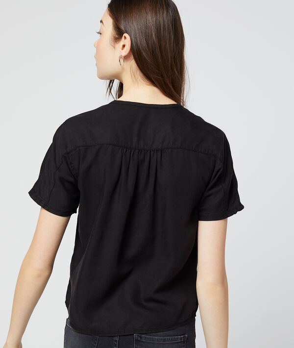 Blouse boutonnée en tencel® Blouse boutonnée en tencel®