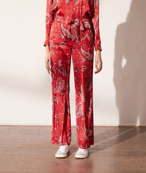 Pantalon large imprimé bandana Pantalon large imprimé bandana