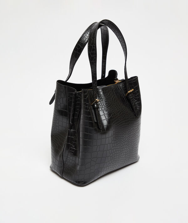 Sac cabas effet croco Sac cabas effet croco