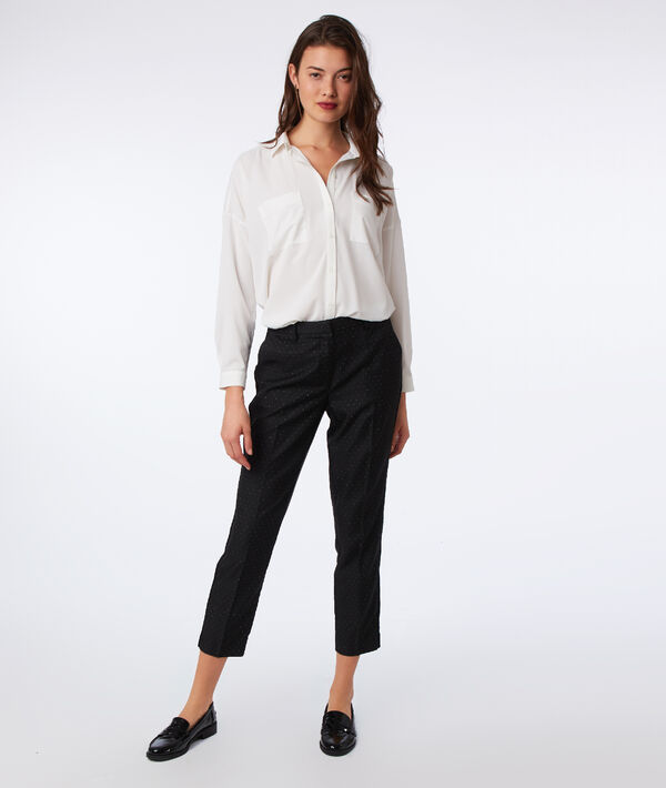 Pantalon cigarette à pois Pantalon cigarette à pois