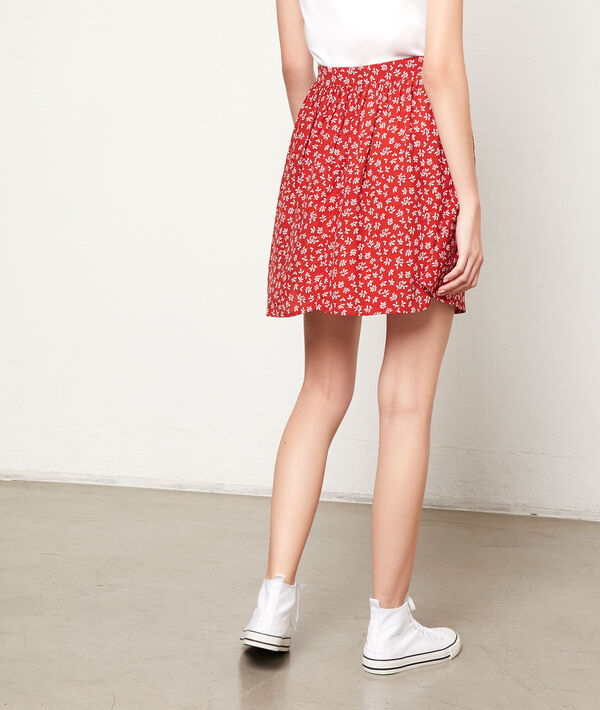 Jupe patineuse imprimé fleuri Jupe patineuse imprimé fleuri