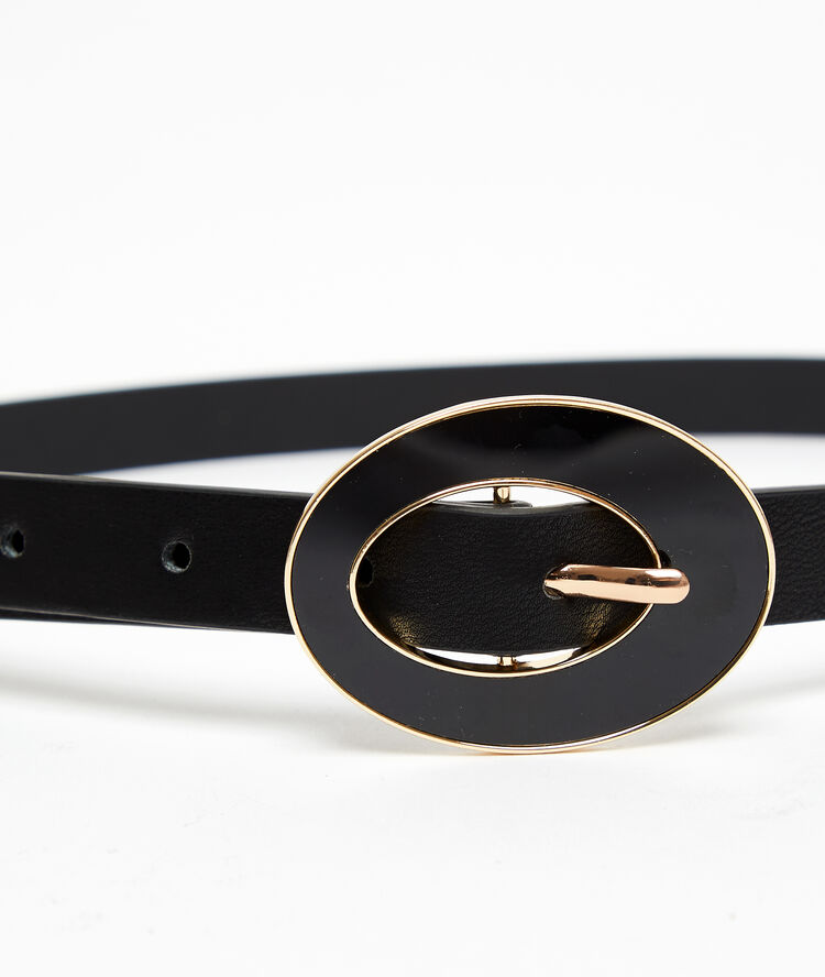 Ceinture à boucle black.