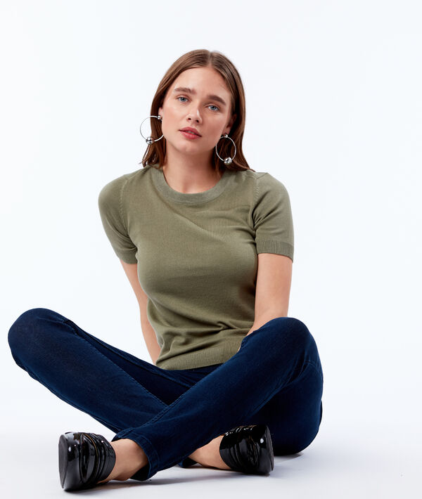 T-shirt en maille fine T-shirt en maille fine