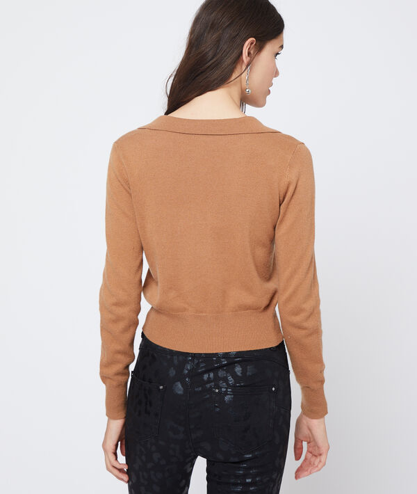 Cardigan à col chemisier Cardigan à col chemisier