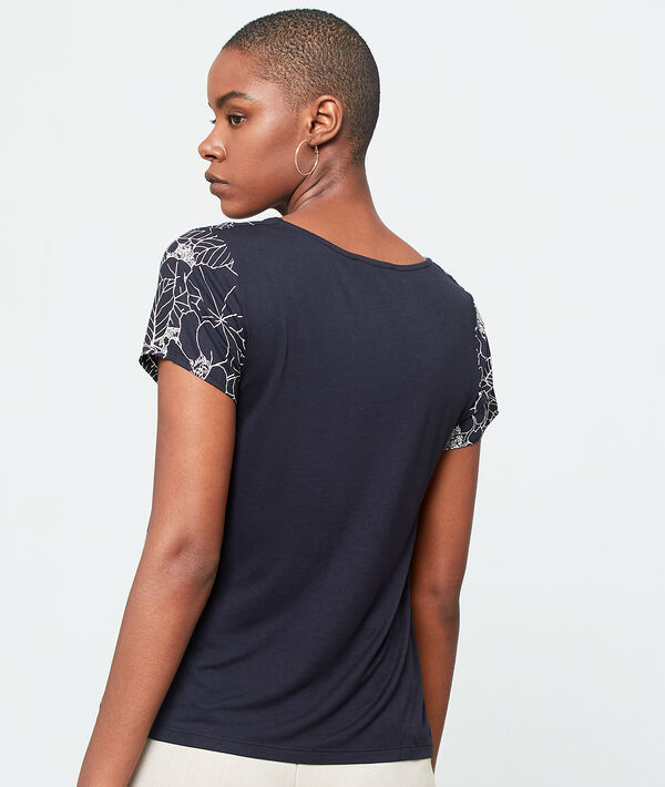 T-shirt à imprimé fleuri T-shirt à imprimé fleuri
