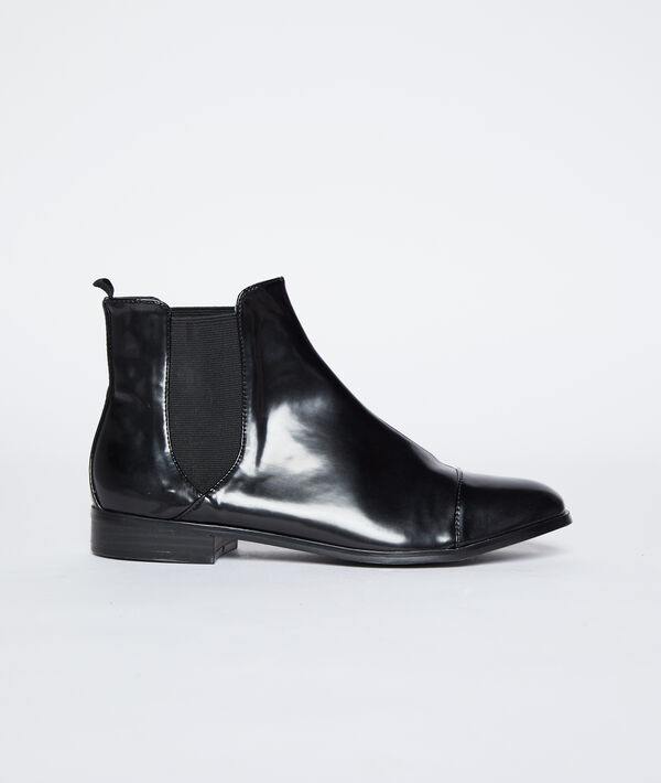 Boots plates effet vernis Boots plates effet vernis