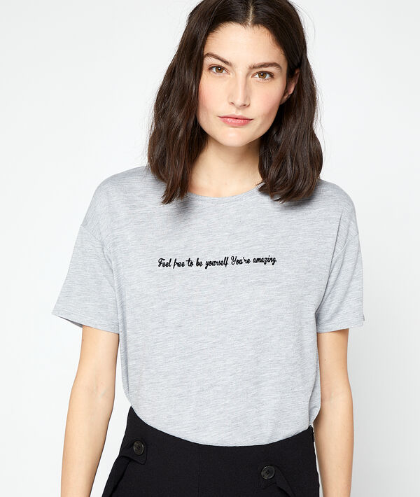 T-shirt "Feel free to be yourself. You're amazing" T-shirt "Feel free to be yourself. You're amazing"