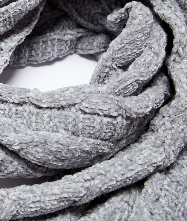 Echarpe maille chenille Echarpe maille chenille