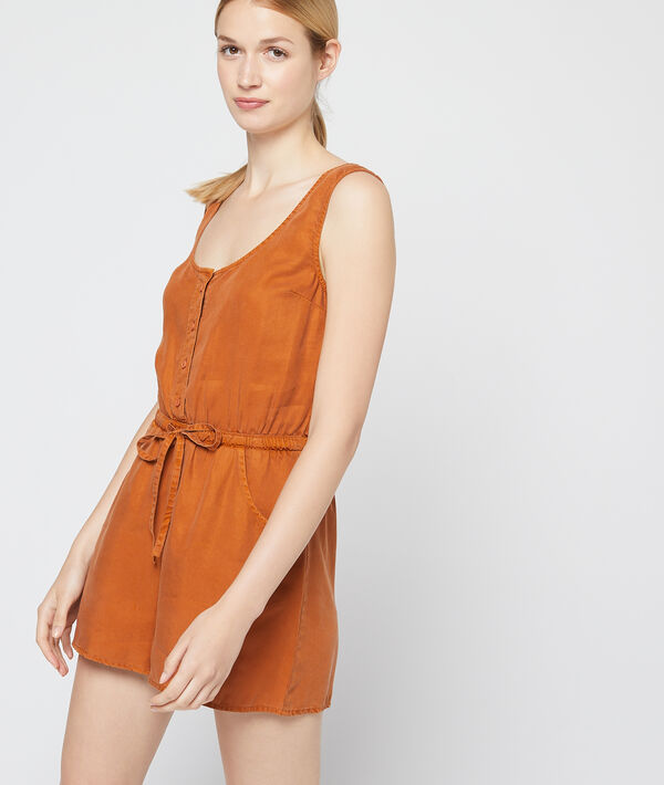 Combishort ceinturée en tencel® Combishort ceinturée en tencel®