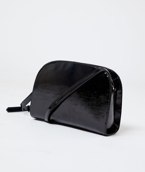 Sac besace effet vernis Sac besace effet vernis