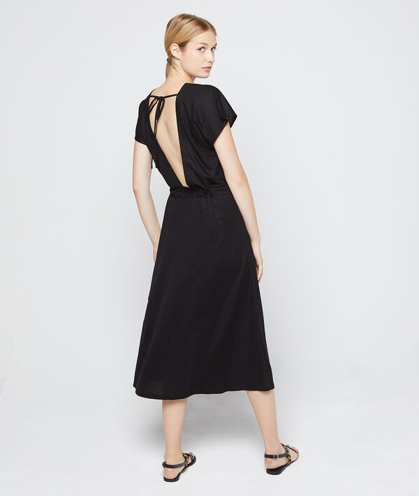 Robe longue dos décolleté Robe longue dos décolleté