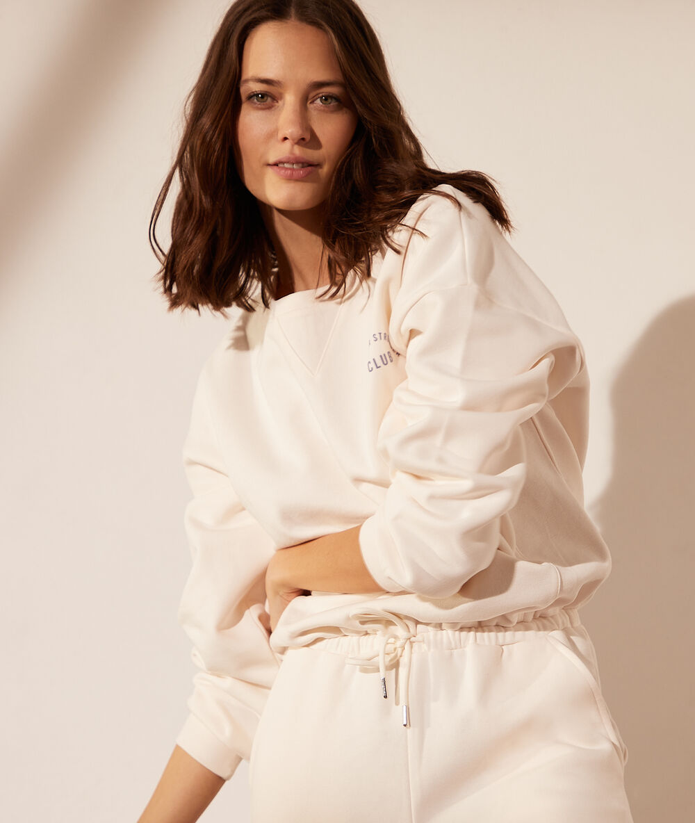 Combinaison jogger ecru.