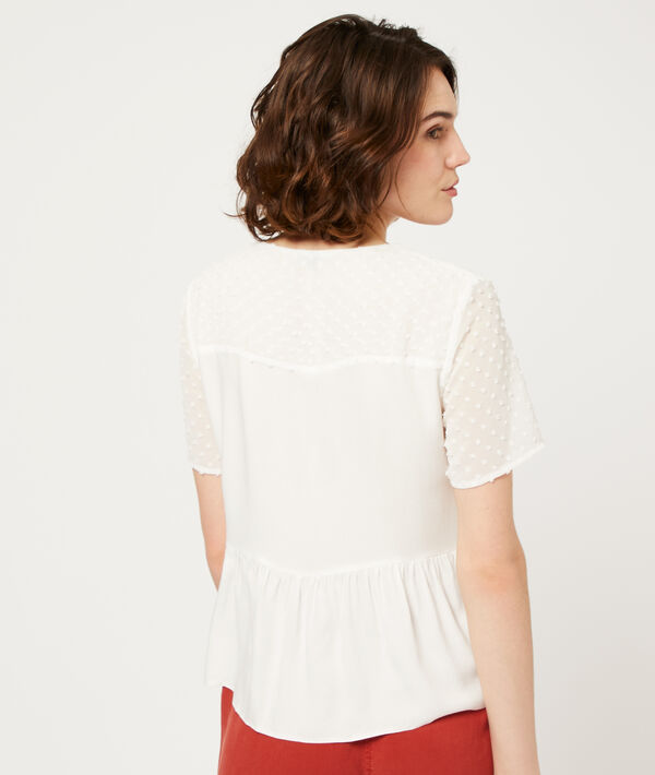 Blouse détails plumetis Blouse détails plumetis