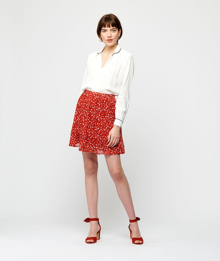 Chemise unie ecru.