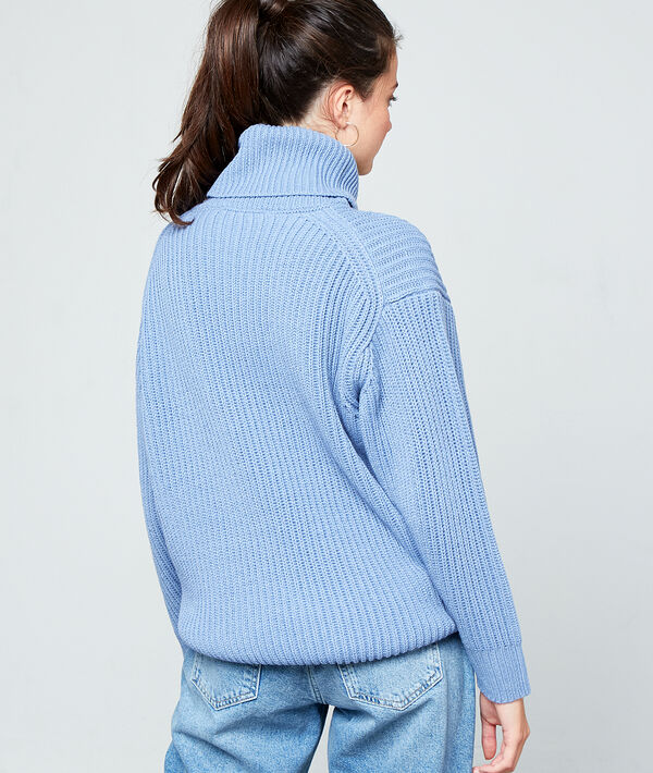 Pull col roulé en grosse maille Pull col roulé en grosse maille