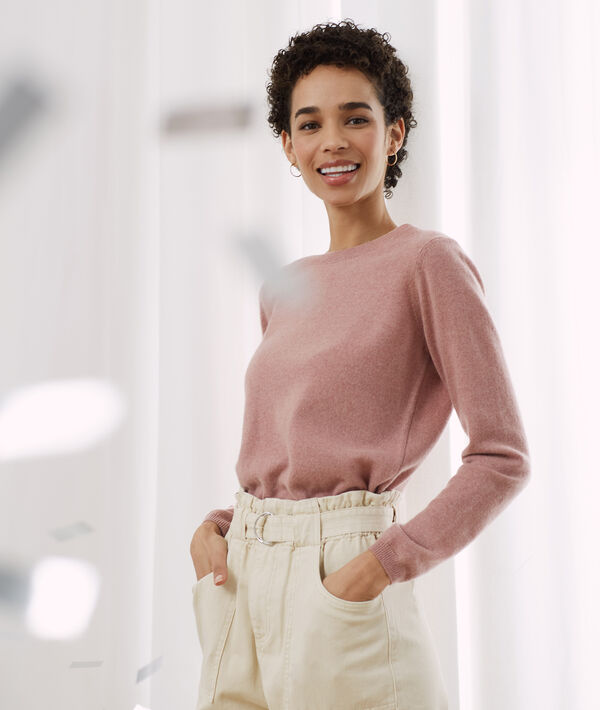 Pull col bateau en cachemire Pull col bateau en cachemire