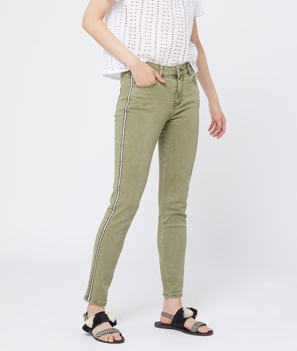 Pantalon slim à bandes latérales Pantalon slim à bandes latérales