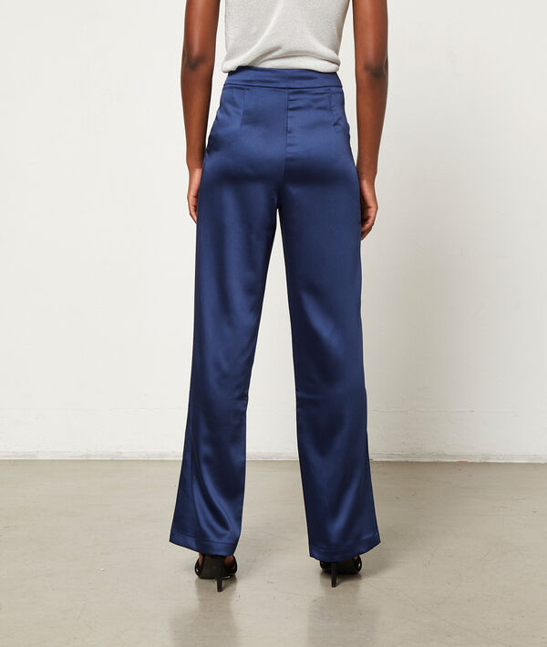Pantalon large satiné Pantalon large satiné