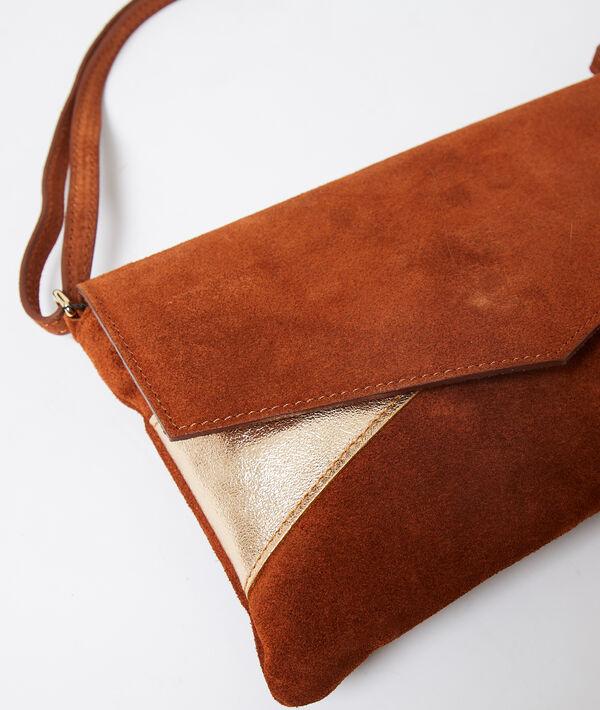 Sac pochette effet daim Sac pochette effet daim