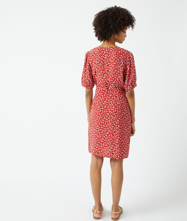 Robe cache-coeur fleurie Robe cache-coeur fleurie