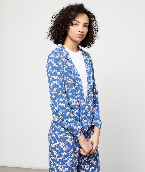 Veste de tailleur imprimé fleuri Veste de tailleur imprimé fleuri