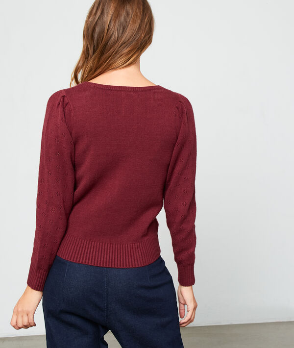 Pull en maille pointelle Pull en maille pointelle