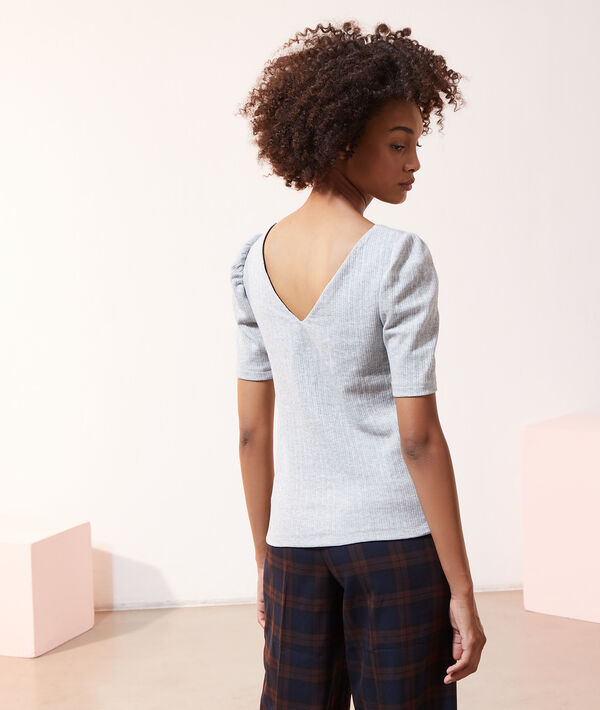 Top col V 2 en 1 - brassière intégrée Top col V 2 en 1 - brassière intégrée