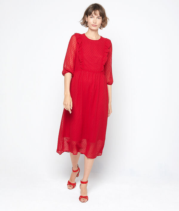 Robe longue en plumetis Robe longue en plumetis