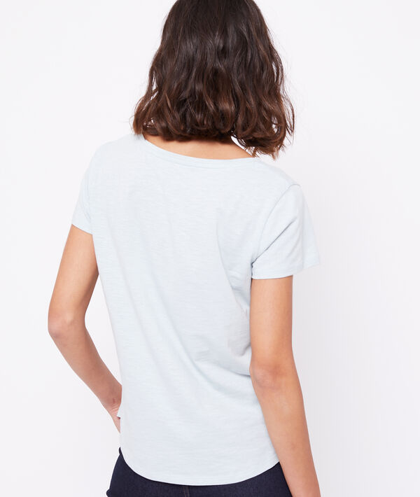 T-shirt 100% coton bio celadon.