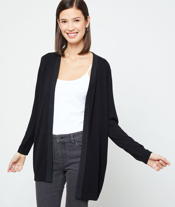 Gilet long en maille fine Gilet long en maille fine