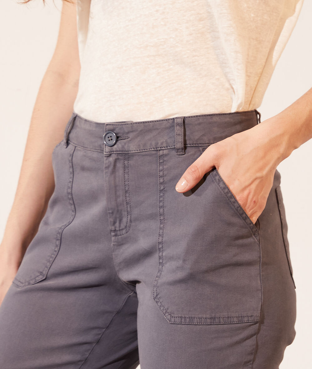 Pantalon cargo charbon.