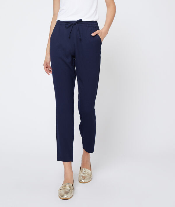 Pantalon carotte ceinturé Pantalon carotte ceinturé