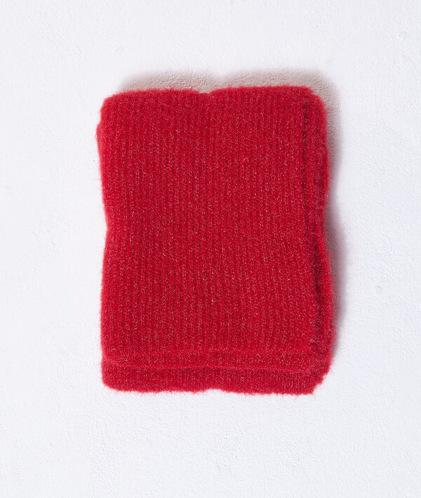 Ensemble bonnet et écharpe à fils métallisés Ensemble bonnet et écharpe à fils métallisés