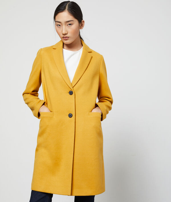 Manteau masculin curry.
