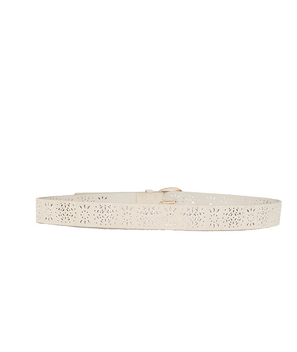 Ceinture perforée en croûte de cuir Ceinture perforée en croûte de cuir