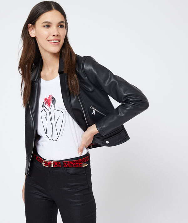 Blouson de biker simili cuir Blouson de biker simili cuir