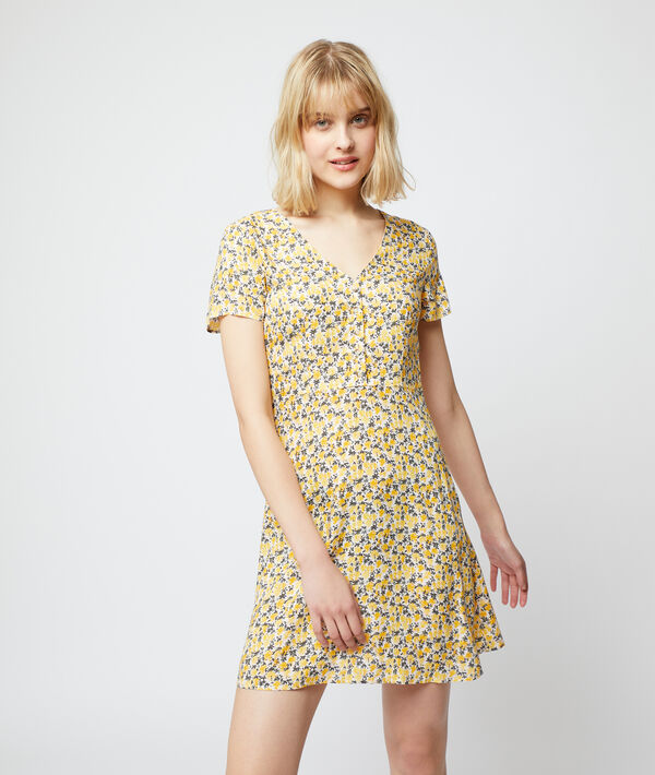 Robe fluide imprimé fleuri Robe fluide imprimé fleuri