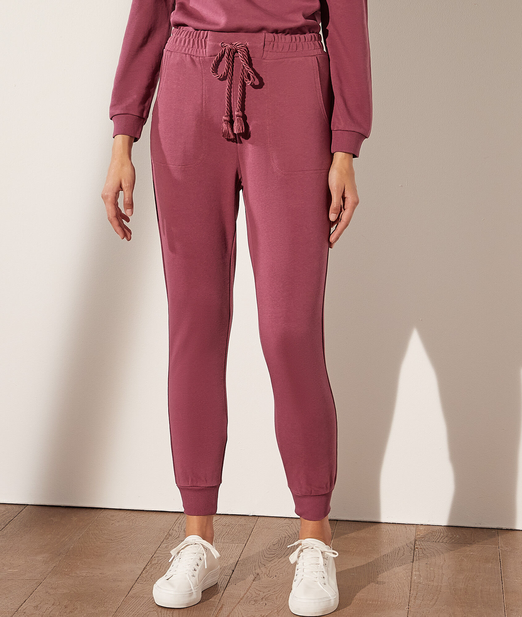 Pantalon jogger - Lazy - XS - Violet - Femme - Etam