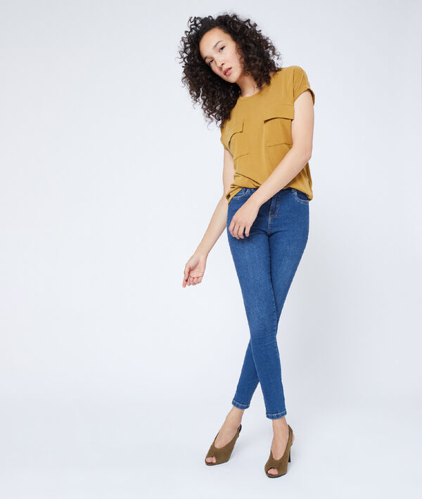 Jean skinny brut.