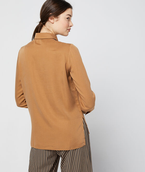 Chemise à liseré en tencel® Chemise à liseré en tencel®