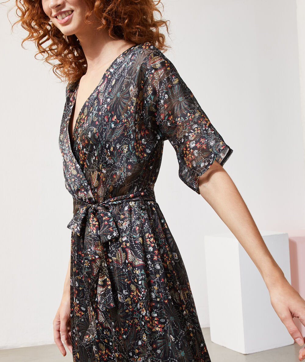 Robe imprimé floral foret.