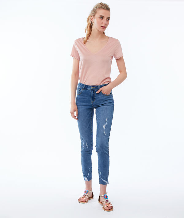 T-shirt uni col V T-shirt uni col V
