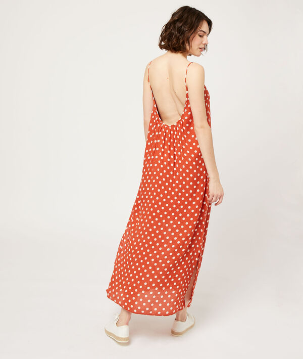 Robe longue dos décolleté Robe longue dos décolleté