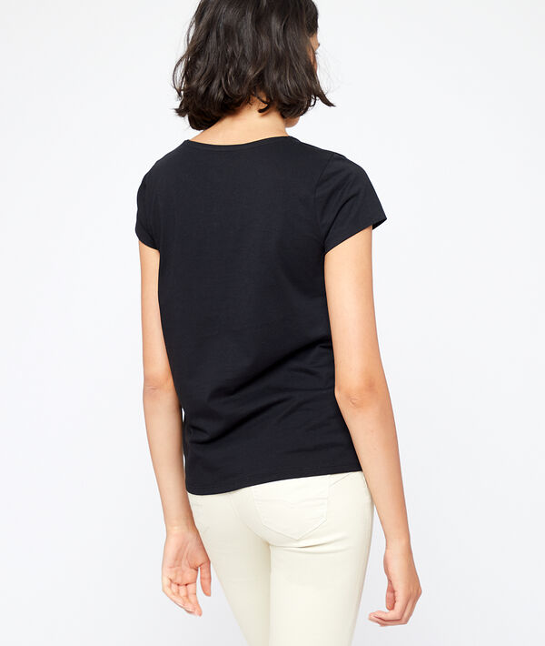 T-shirt col rond en coton T-shirt col rond en coton